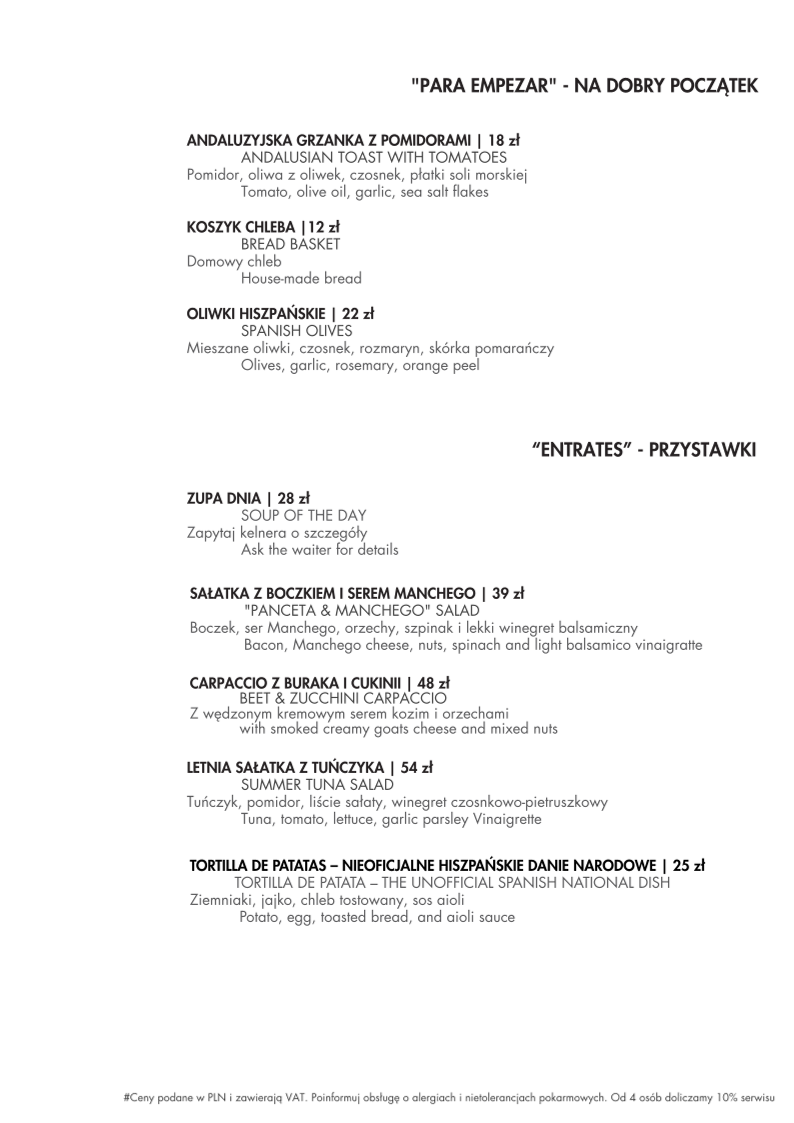 Menu El Patio Warsaw-3