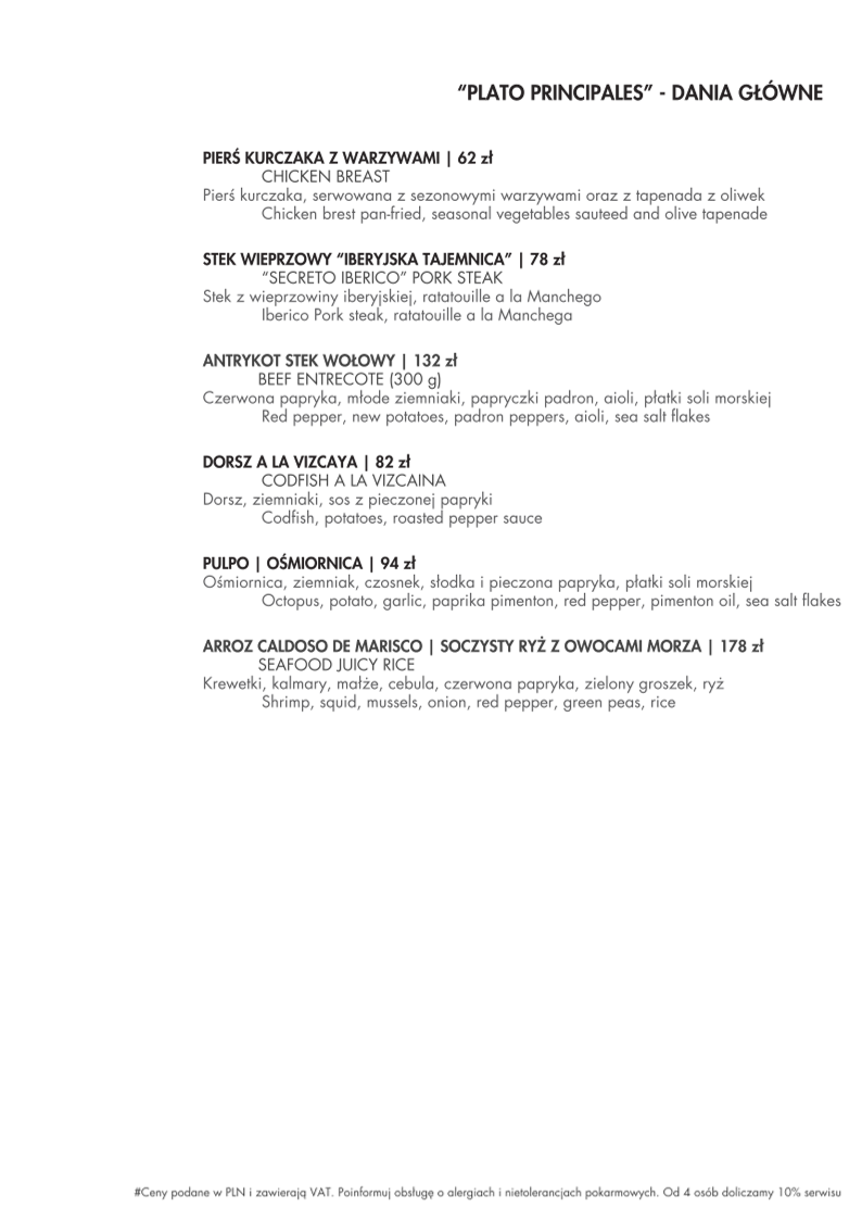 Menu El Patio Warsaw-5