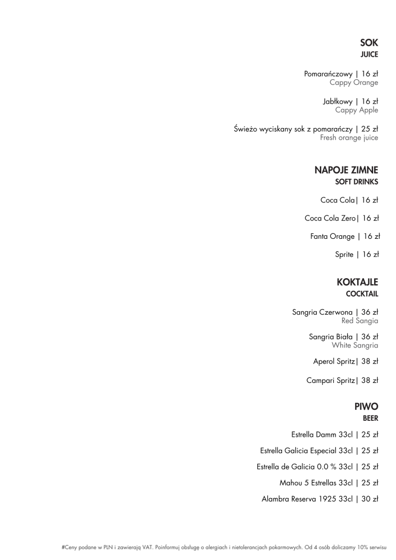 Menu El Patio Warsaw-7